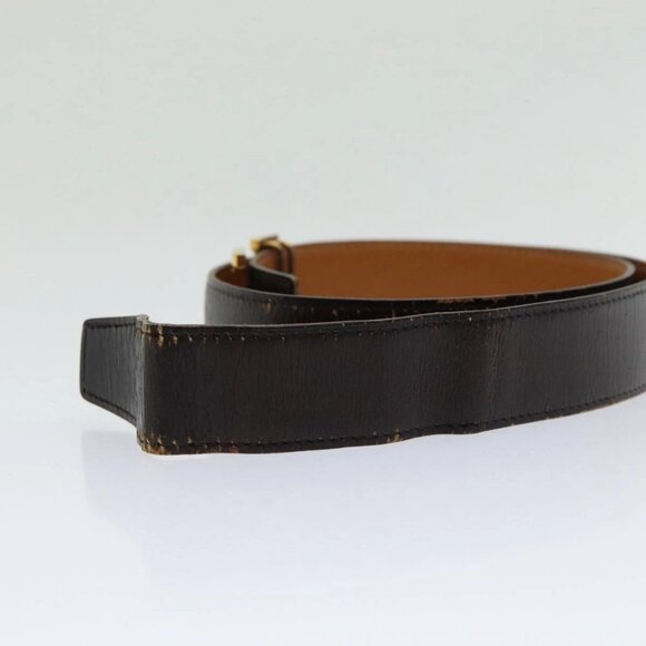 HERMES Constance Belt Leather 35.4"""" Dark Brown Auth am5720 - Picture 7 of 15